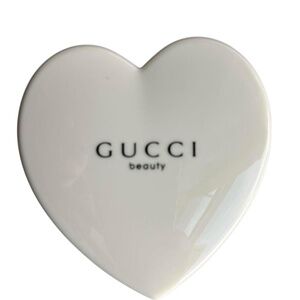 Gucci Beauty Heart Compact Mirror NWT w/ Pouch Gift With Purchase